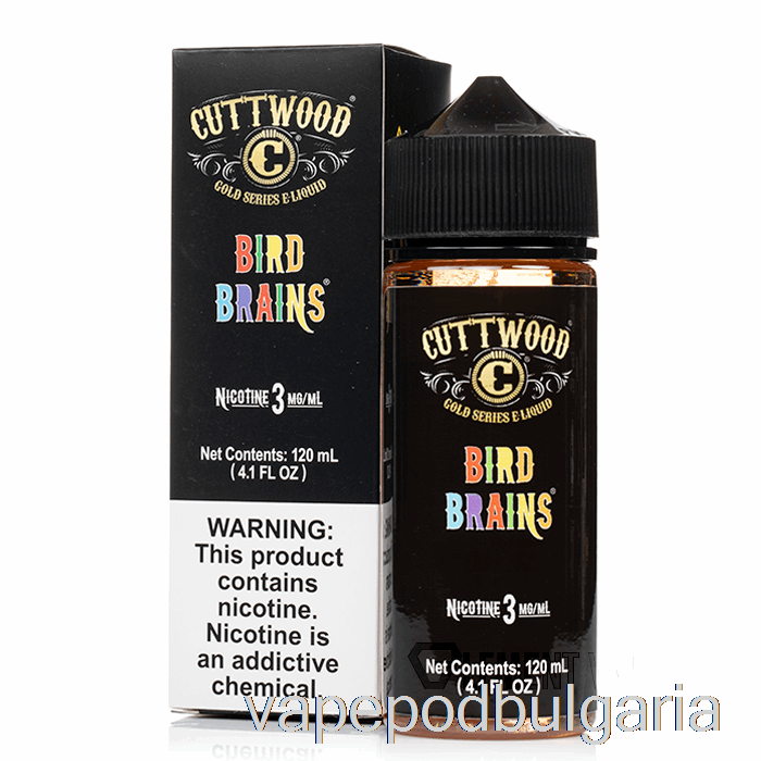 Vape Bulgaria Bird Brains - Cuttwood е-течност - 120ml 0mg